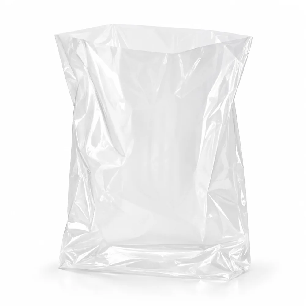 تصویر نمونهٔ عمومی از یک کیسهٔ پلاستیکی شفاف و خالی؛ تصویر دقیق این SKU نیست.